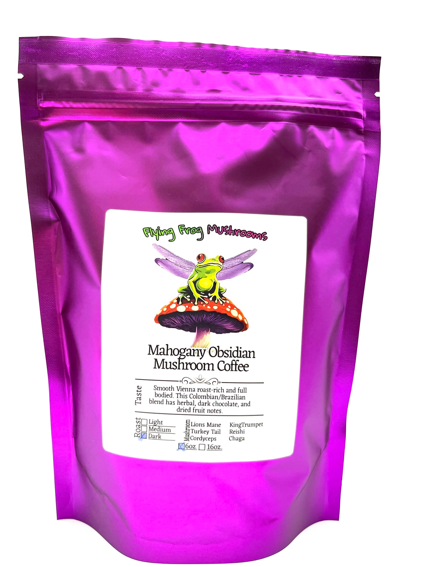 Mahogany Obsidian Mushroom Coffee