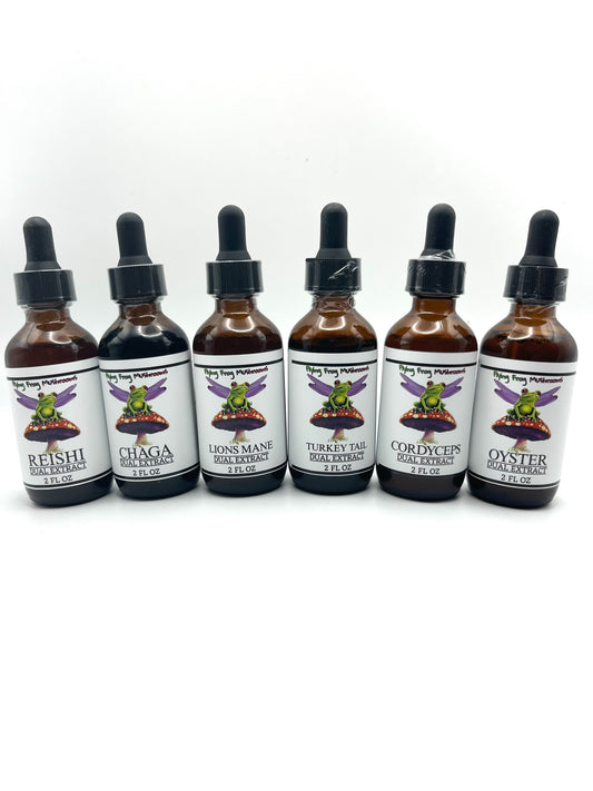 6 Pack Dual Extract tinctures