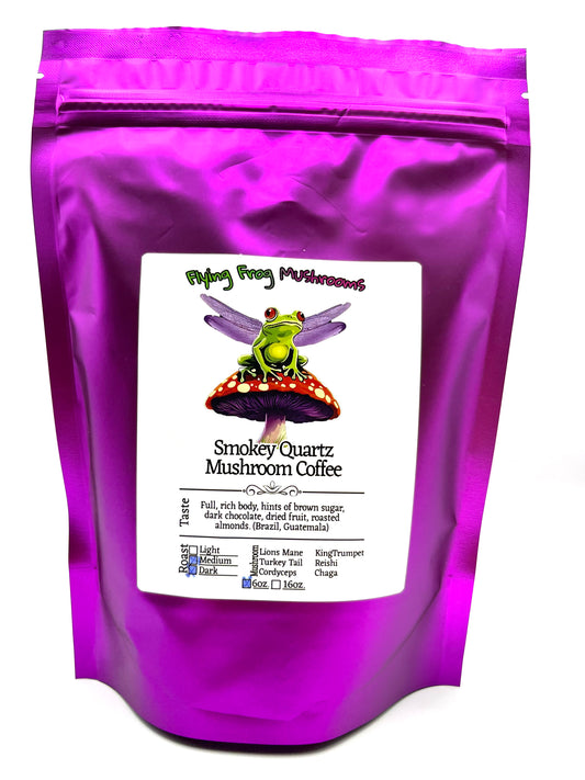 Smokey Quartz Mushroom Coffee